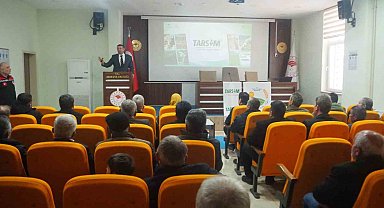 Çiftçiler tarım sigortaları hakkında bilgilendirildi