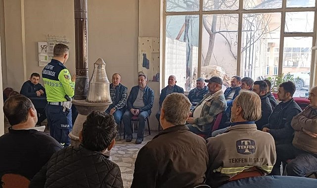 Çiftçilere 'Tarım Araçların Güvenli Kullanımı' semineri düzenlendi