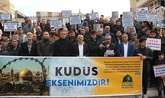 Cizre'de STK'lardan Dünya Kudüs Haftası'nda basın açıklaması