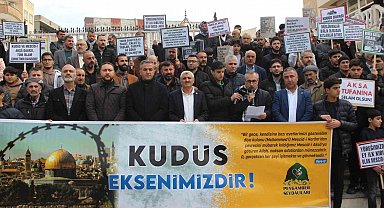 Cizre'de STK'lardan Dünya Kudüs Haftası'nda basın açıklaması