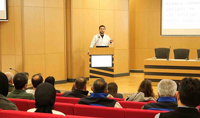 Çorum Belediyesi personeline sigaranın zararları anlatıldı