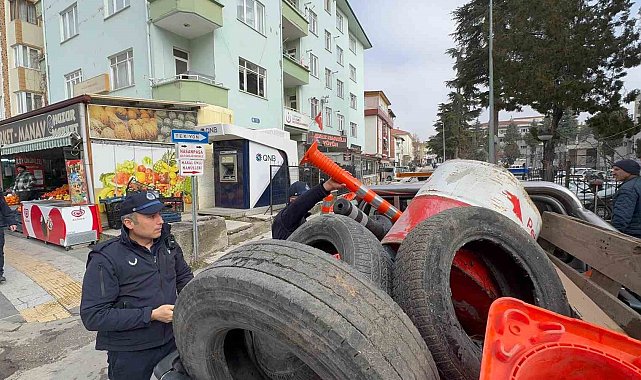 Çorum'da kaldırım işgaline geçit yok