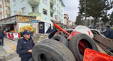 Çorum'da kaldırım işgaline geçit yok