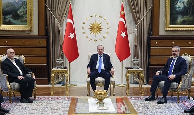 Cumhurbaşkanı Erdoğan Hamas heyetini kabul etti