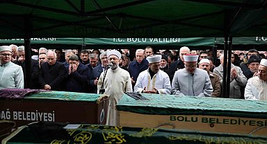 Cumhurbaşkanı Erdoğan, yangında hayatını kaybeden Gültekin ailesinin cenazesine katıldı