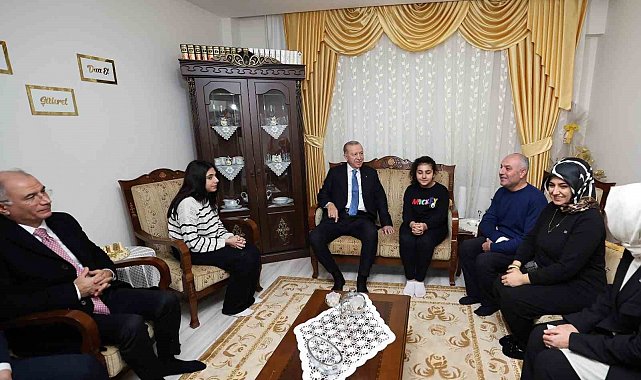 Cumhurbaşkanı Erdoğan'dan Malatya'da Uludağ ailesine ziyaret