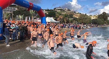 Datça'da 19. Açık Kış Yüzme Maratonu sonlandı