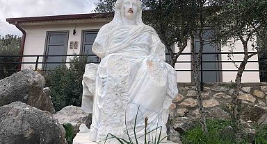 Datça'da Demeter heykeline çirkin saldırı