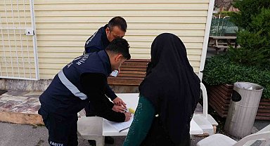 Denizli Büyükşehir Zabıta ekiplerinden dilenci operasyonu