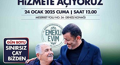 Denizli Emekli Evim hizmete açılıyor