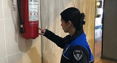 Didim Belediyesi'nden yangın güvenliği denetimi