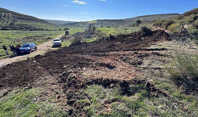Didim'de izinsiz kazıya jandarma baskını
