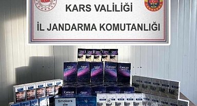 Digor'da kaçak sigara ele geçirildi