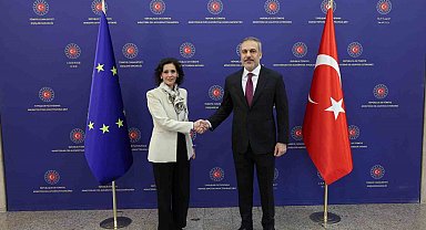 Dışişleri Bakanı Fidan, AB Komisyonu üyesi Lahbib'i kabul etti