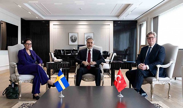 Dışişleri Bakanı Fidan, İsveçli mevkidaşı ve İsveç Adalet Bakanı Strömmer ile bir araya geldi