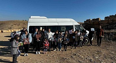 Diyarbakır'da çocuklar Zerzevan Kalesi'ni gezdi