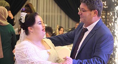 Down sendromlu Keziban'ın gelinlik hayali gerçek oldu
