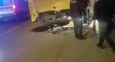 Duran İETT otobüsüne arkadan çarptı: 1 ölü 2 yaralı