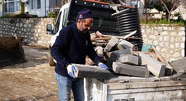 Düzce Belediyesi çalışanları mesaide