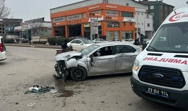 Elazığ'da trafik kazası: 1 yaralı