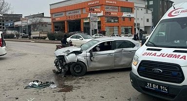 Elazığ'da trafik kazası: 1 yaralı