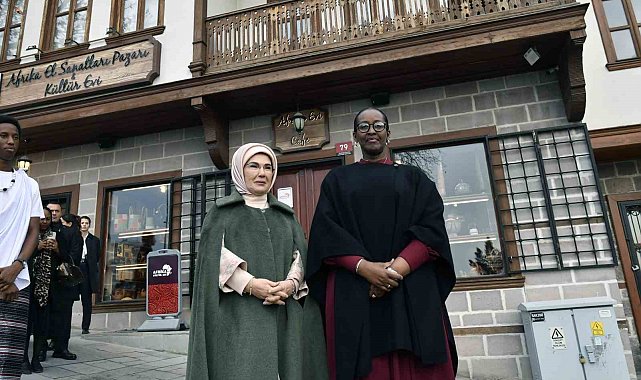Emine Erdoğan, Ruanda Cumhurbaşkanı'nın eşi Jeannette Kagame ile bir araya geldi