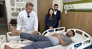 Endoskopik bel fıtığı ameliyatı sayesinde artık yürüyebiliyor