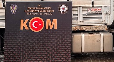 Erciş'te 844 litre kaçak akaryakıt ele geçirildi