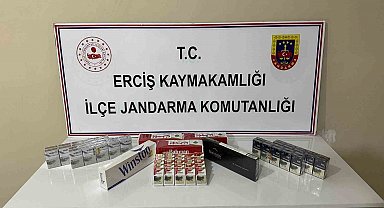 Erciş'te kaçak sigara operasyonu
