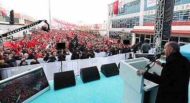 Erdoğan: "Söz verdiğimiz üzere, 2024 yılı sonu itibariyle konutlarımızın yüzde 45'ini tamamlamış durumdayız"