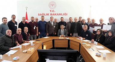 Erzurum Şehir Hastanesi'nde çalışanlara vefa