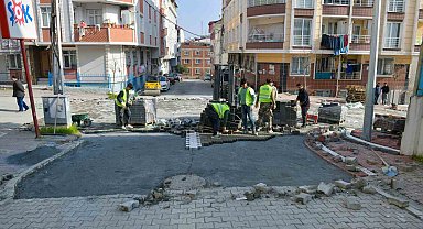 Esenyurt'ta tahrip olan yollar yenileniyor