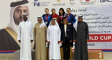 Eskrimci Aleyna Ertürk, Manama'da şampiyon oldu