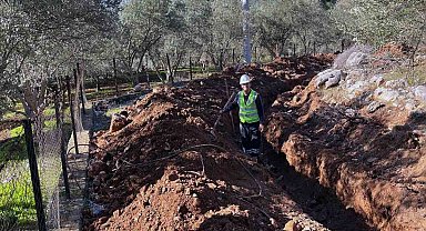 Fethiye İncirköy'ün içme suyu altyapısı yenilendi