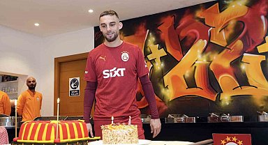 Galatasaray'da, Berkan Kutlu'nun doğum günü kutlandı