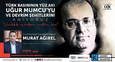 Gazeteci ve Yazar Uğur Mumcu ölümünün 32. yılında Kadıköy'de anılacak