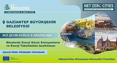 Gaziantep Avrupa Birliği şehirler misyonu programına katılıyor