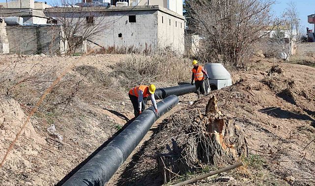 Gaziantep Cansuyum Projesi tüm hızıyla sürüyor