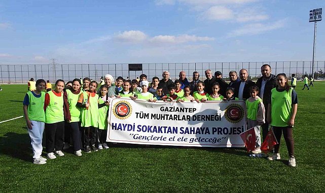 Gaziantep'te 'Haydi sokaktan sahaya' projesi ile geleceğin futbolcuları yetiştirilecek