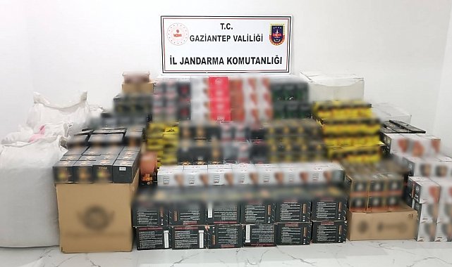 Gaziantep'te 800 bin TL değerinde kaçak malzeme ele geçirildi