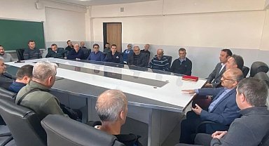 Gediz İlçe Millî Eğitim Müdürü Mahmut Bahadur'a veda programı