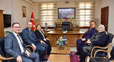 Germencik Kaymakamı Doğru, Vali Canbolat'ı ağırladı