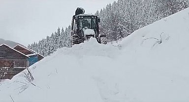 Giresun'da karla mücadele
