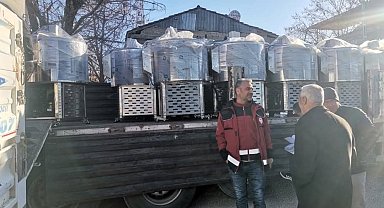 Gölbaşı'nda süt soğutma tankı dağıtıldı