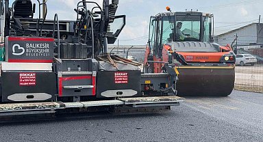 Gönen Sanayi esnafının yol çilesi sona erdi