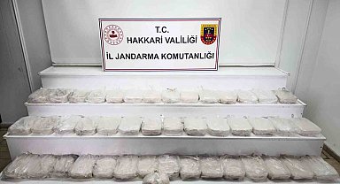 Hakkari'de 49 kilo metamfetamin ele geçirildi