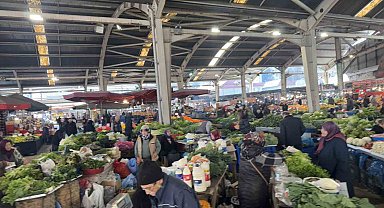 Halk pazarına ilgi düştü