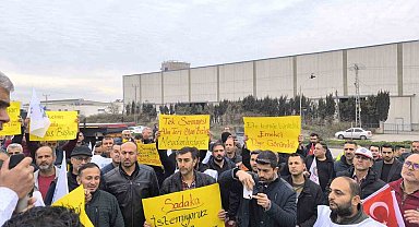 Hatay'da metal işçileri karayolunu trafiğe kapatarak eylemlerini sürdürdü