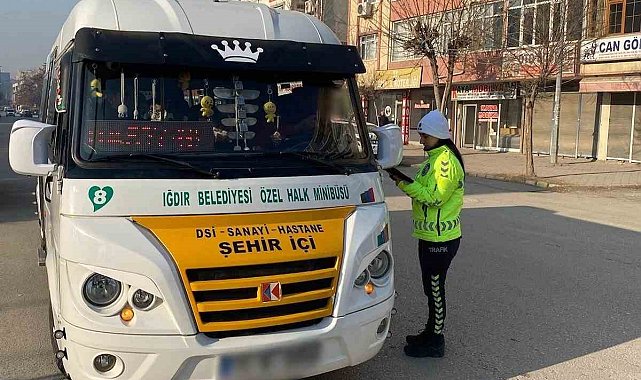 Iğdır'da trafik denetimleri