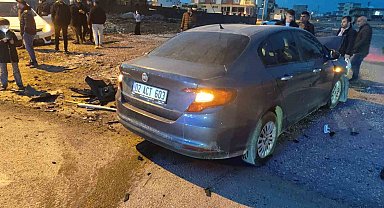 İki otomobil çarpıştı: 5 yaralı